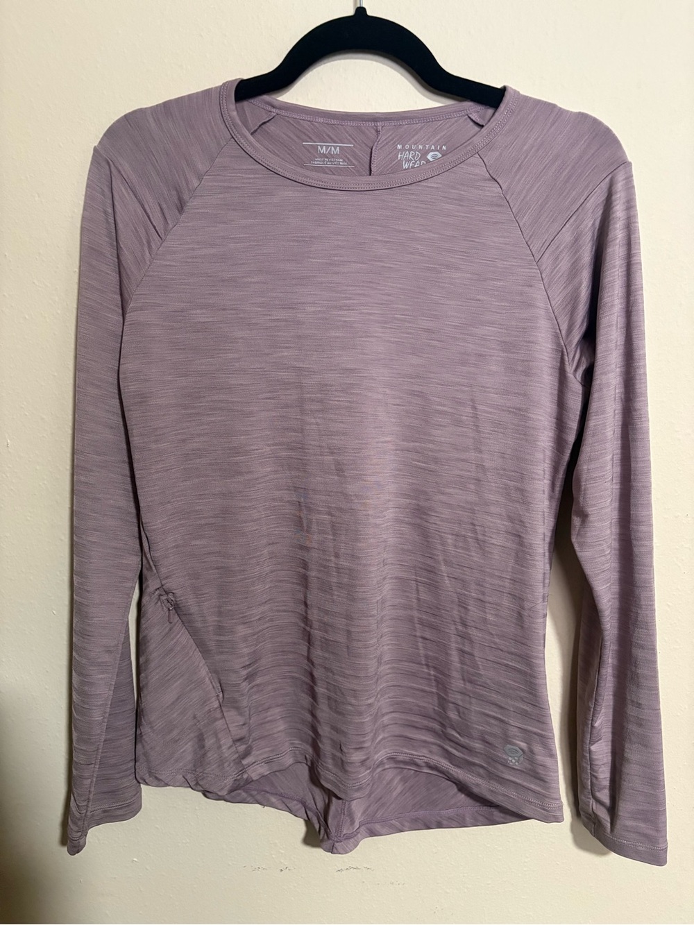 Mountain Hardwear Mauve Mighty Stripe Long Sleeve Top - Medium